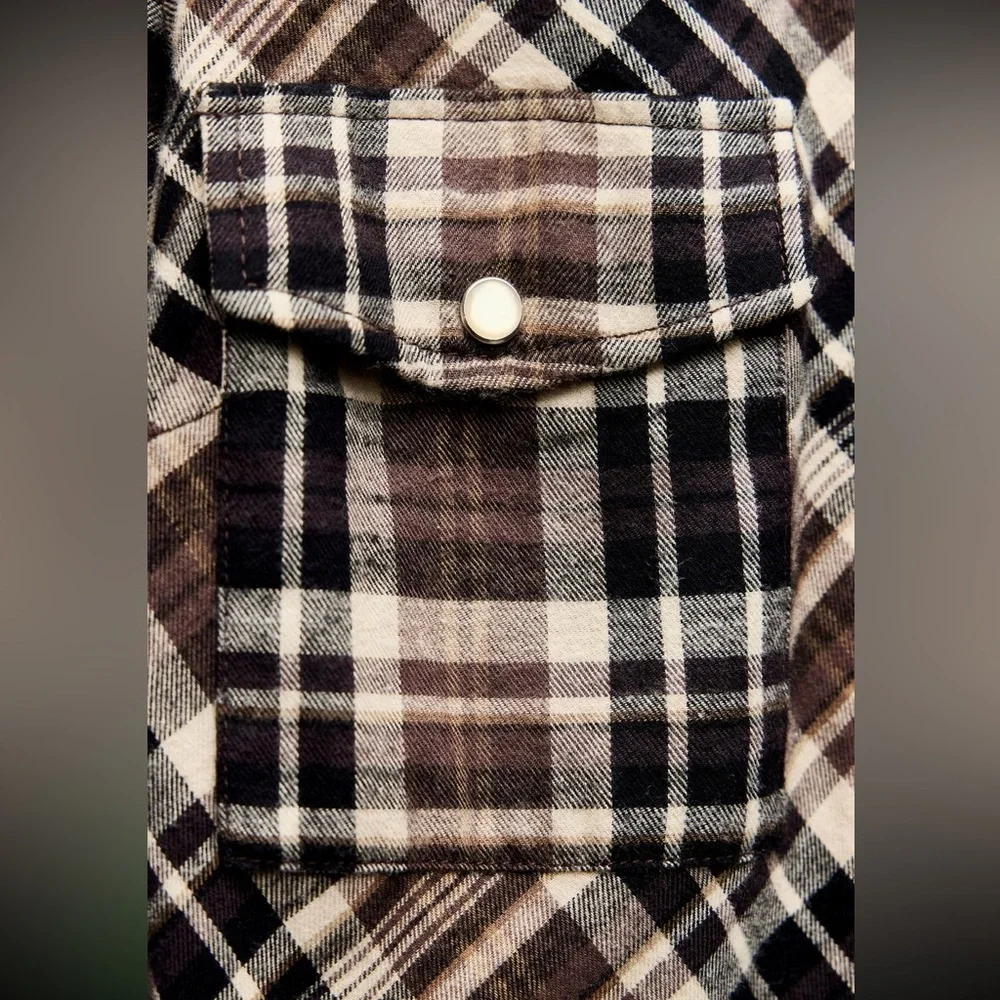 ZARA Plaid Shirt Dress ZARA 9282/060/121 194/020 - Picture 17 of 17